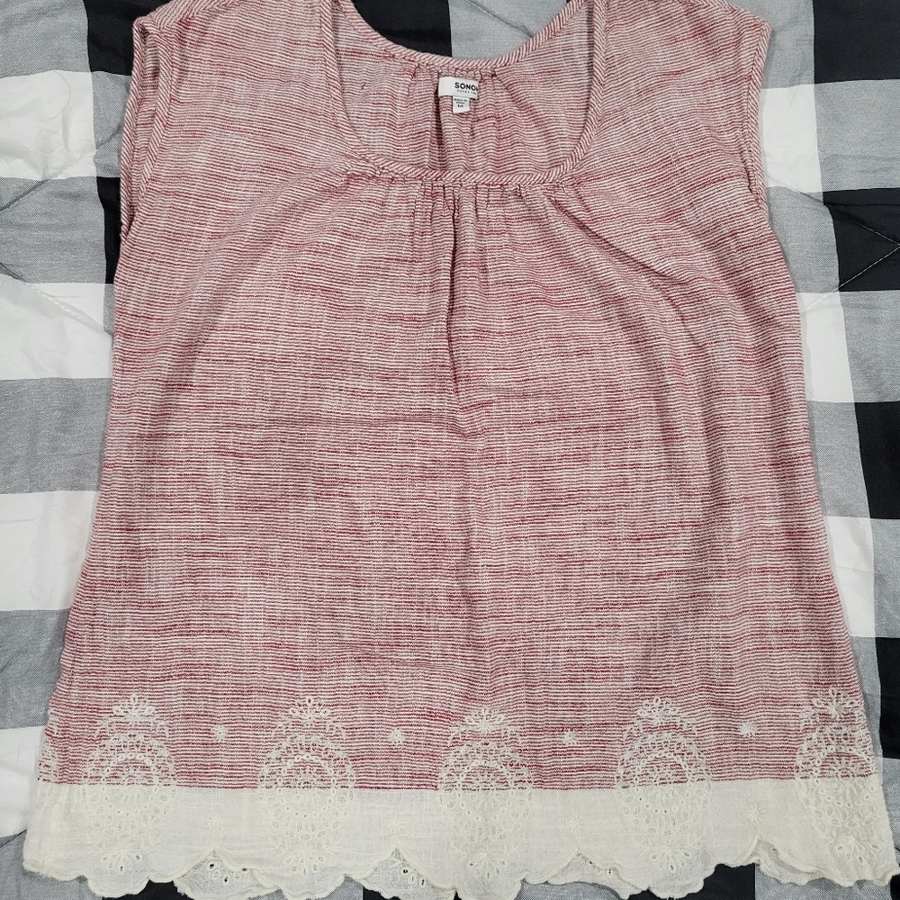 Women's Sonoma sleeveless top, Size Medium